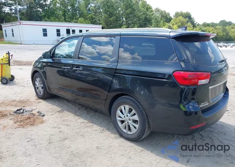 2016 Kia Sedona Lx из США, поврежденный, VIN KNDMB5C19G6171382